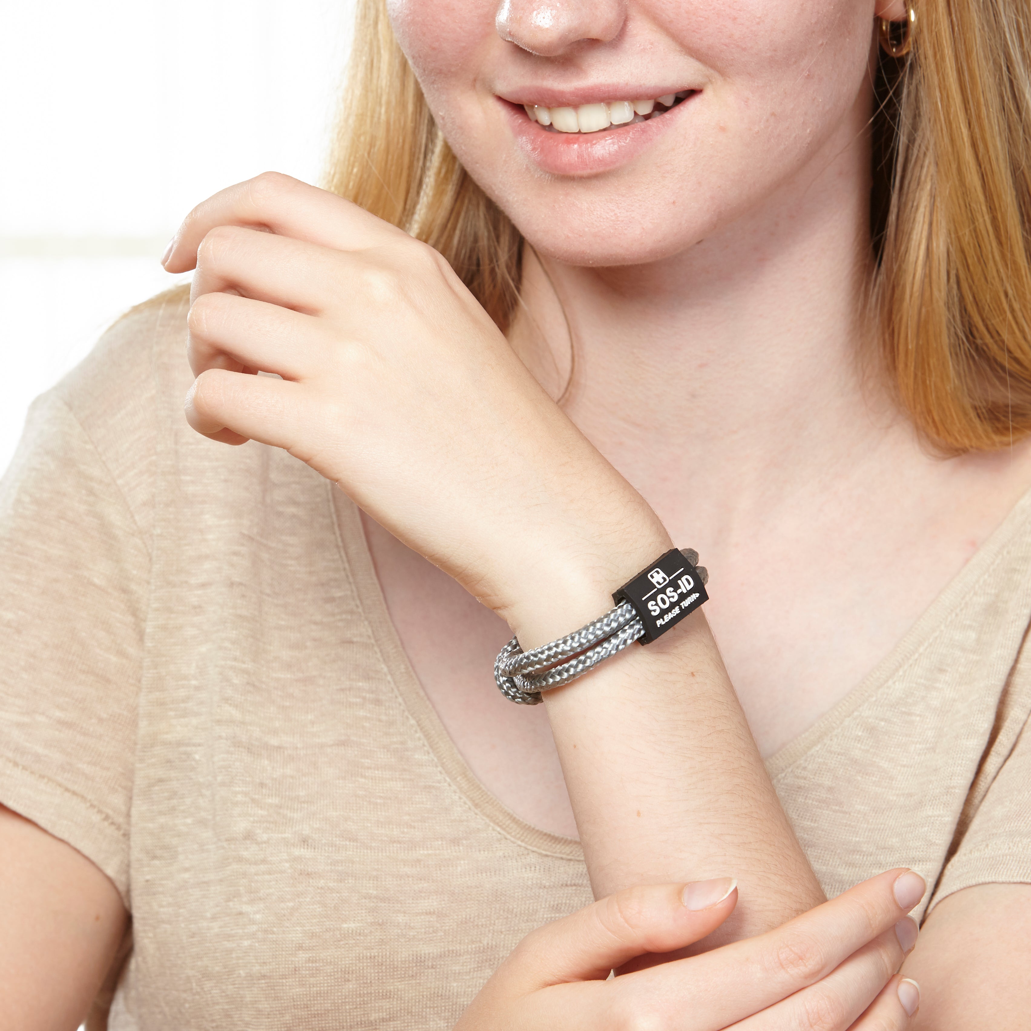 SOS-ID Armband LIFESTYLE inkl. digitalem Notfallpass