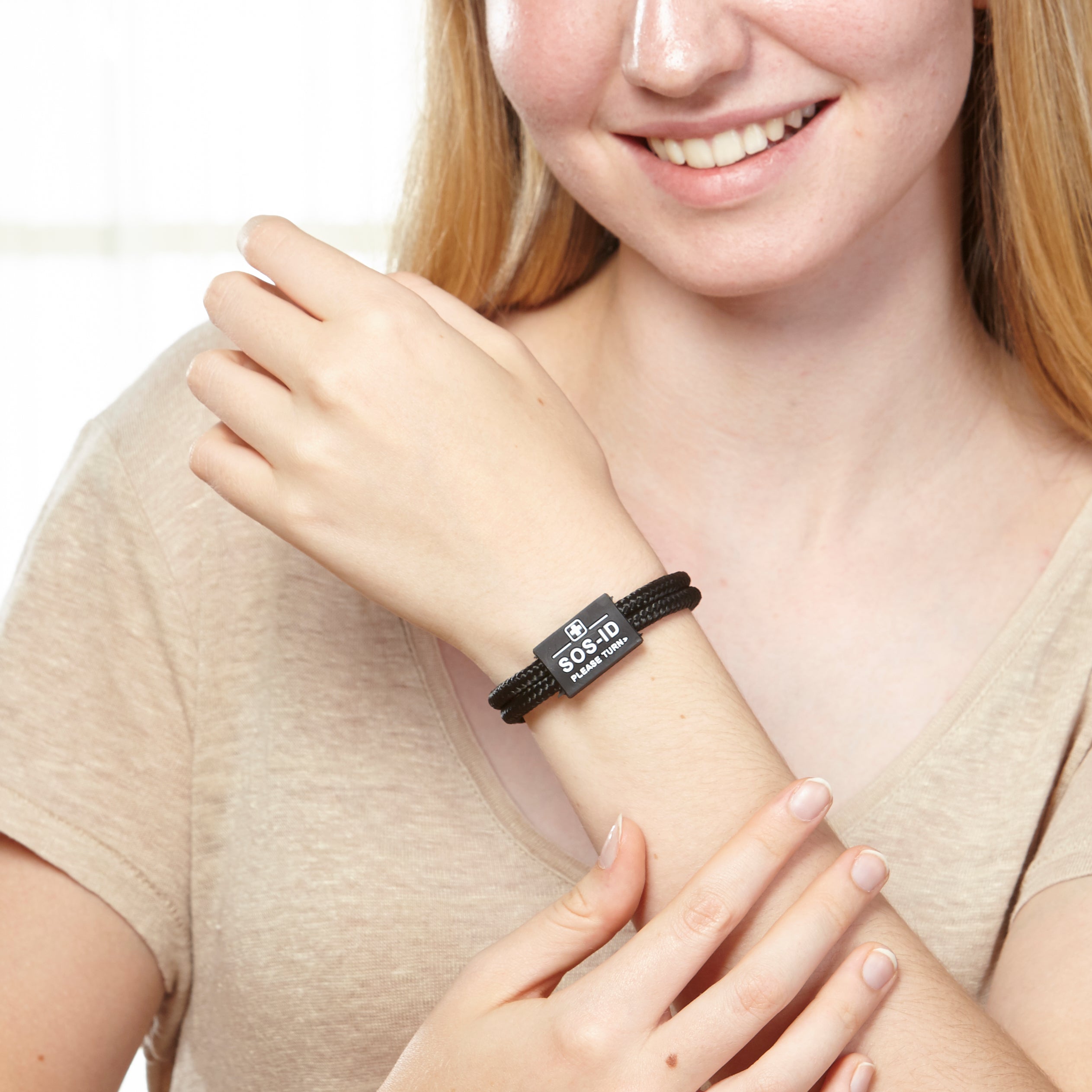 SOS-ID Armband LIFESTYLE inkl. digitalem Notfallpass