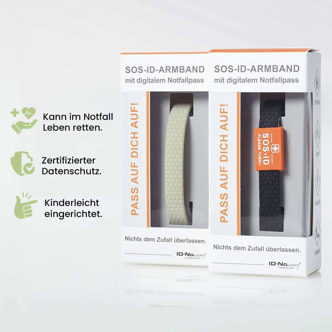 Vorteilspreis: ARMBAND SPORTS + WECHSELARMBAND + digitaler Notfallpass