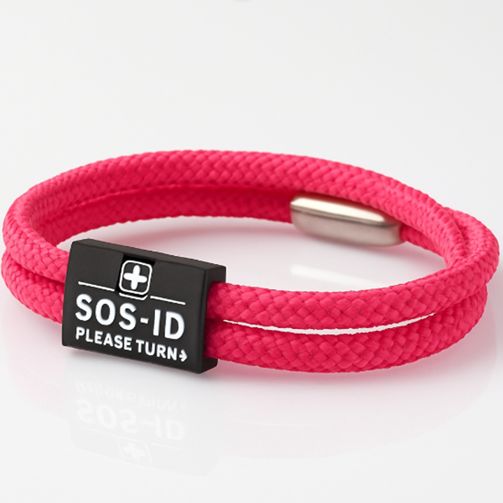 SOS-ID Armband LIFESTYLE inkl. digitalem Notfallpass