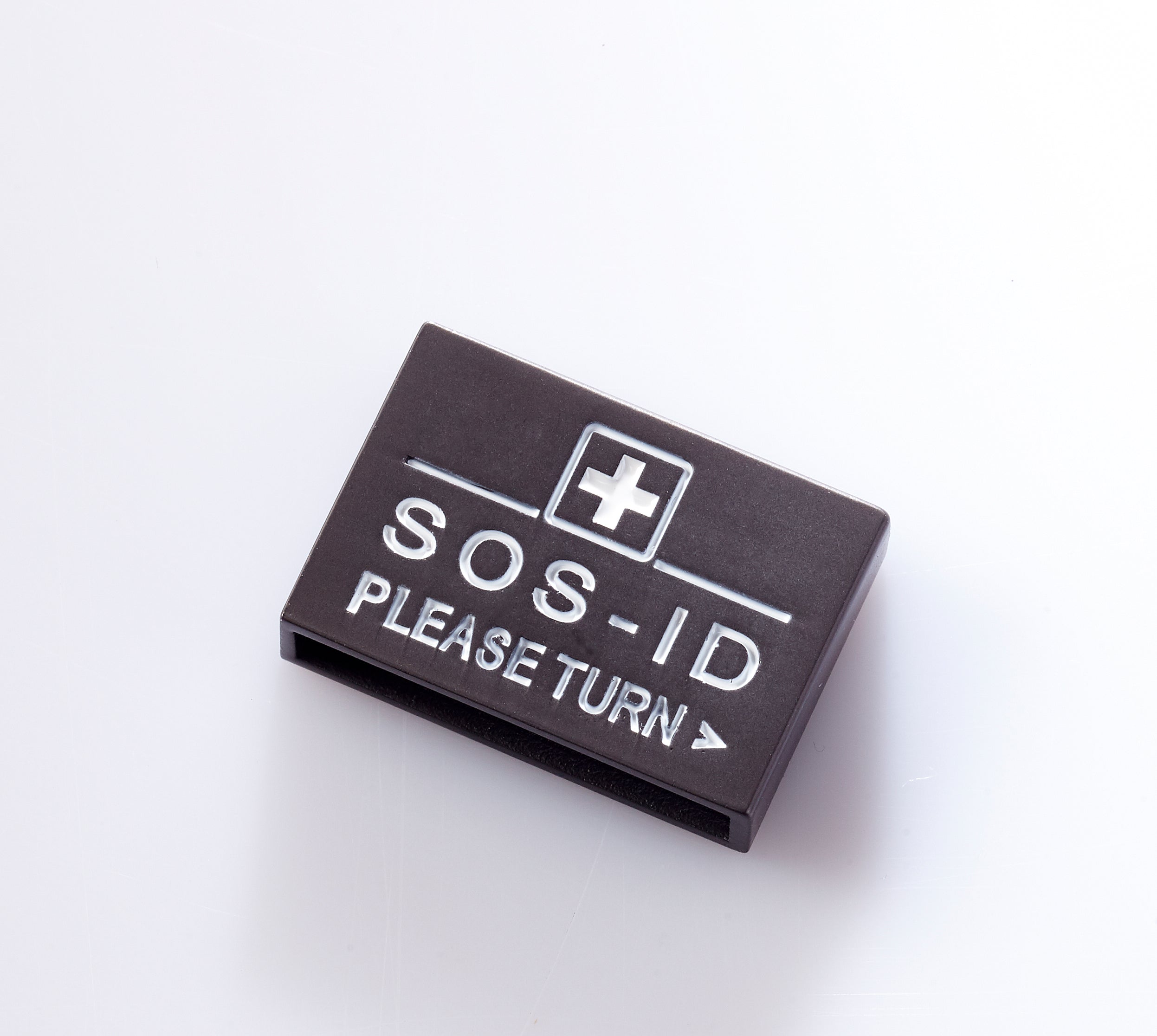 SOS-ID Armbandschlaufe aus Metall inkl. digitalem Notfallpass - noch robuster!