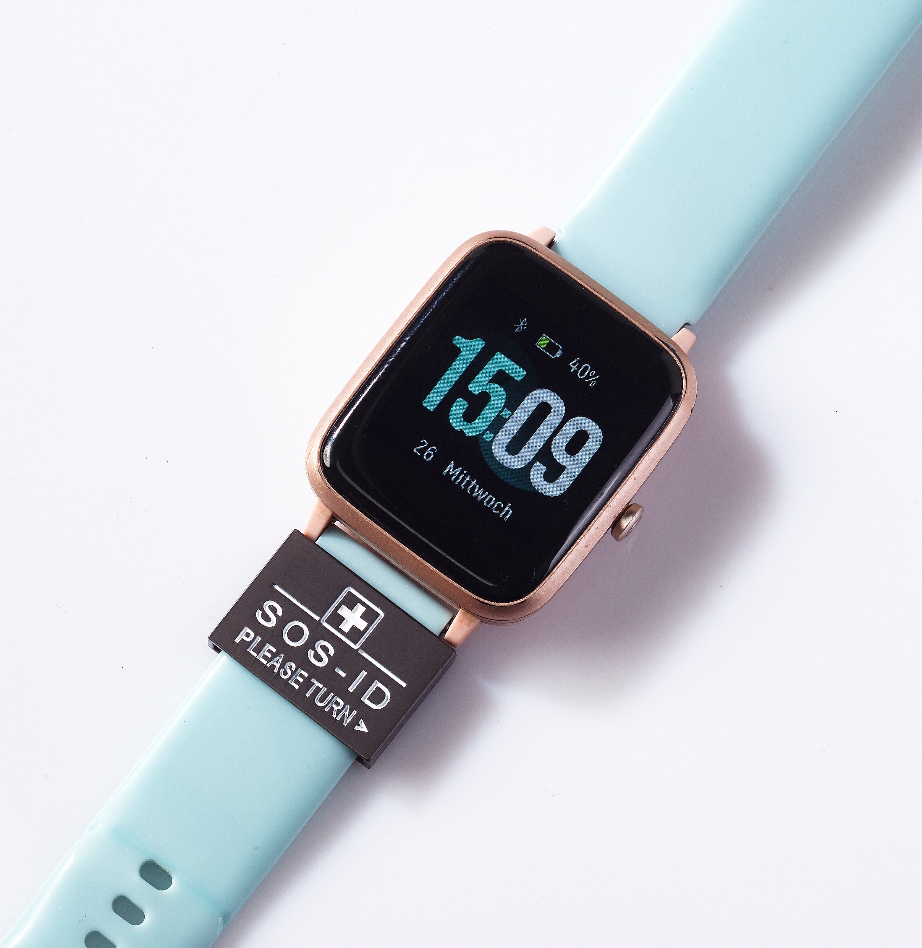 SOS-ID Armbandschlaufe aus Metall inkl. digitalem Notfallpass - noch robuster!