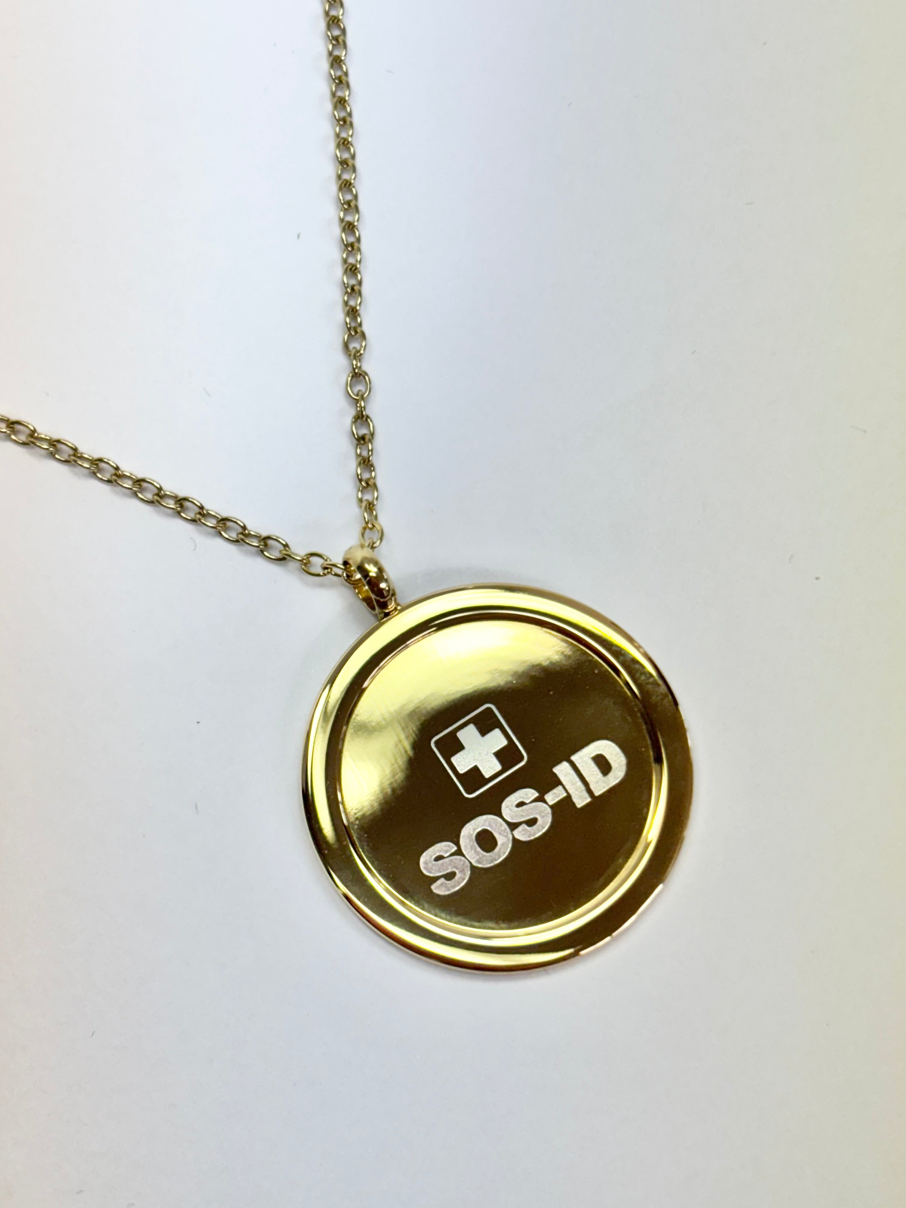 SOS-ID Kette AURA inkl. digitalem Notfallpass