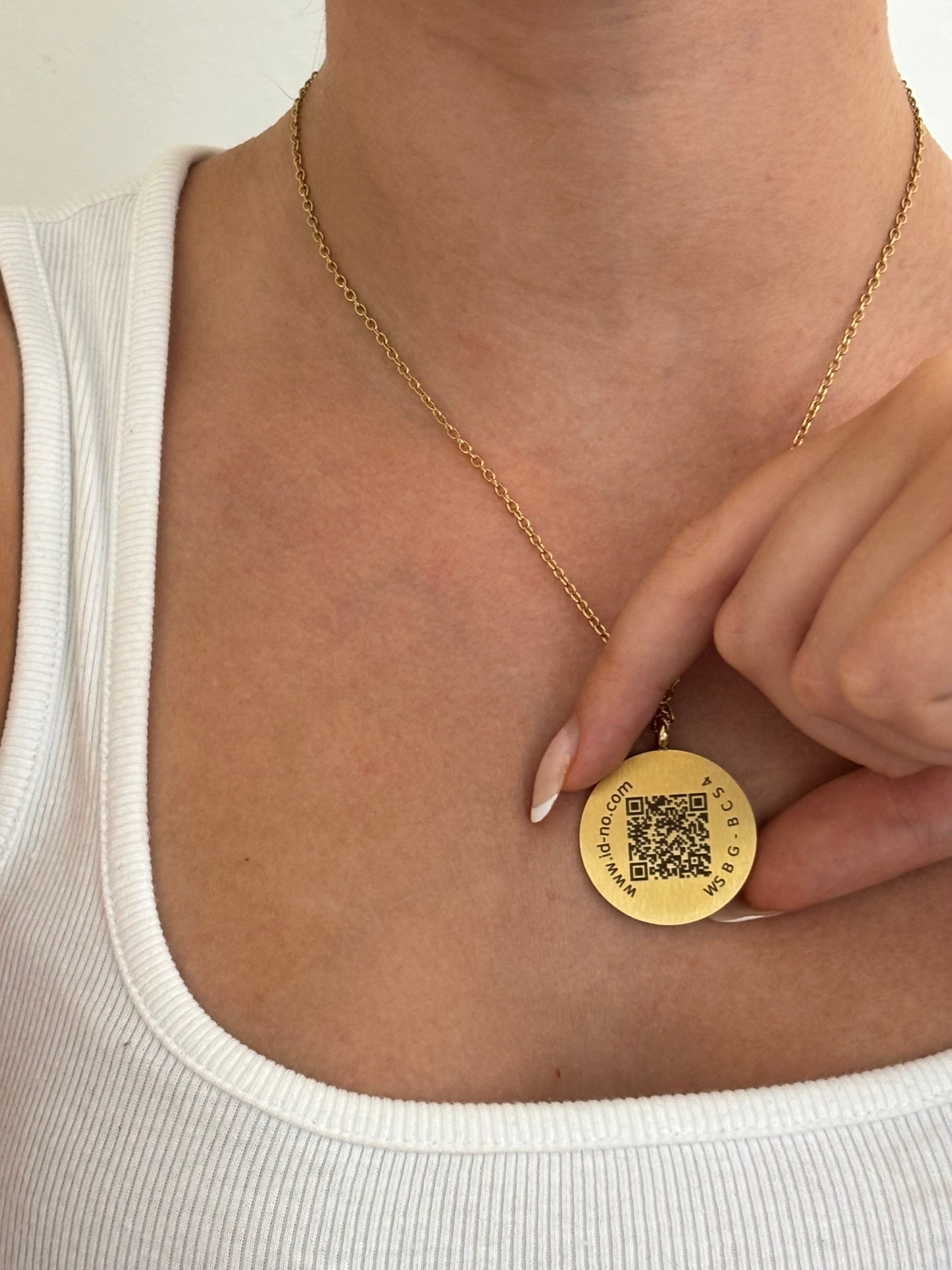 SOS-ID Kette AURA inkl. digitalem Notfallpass