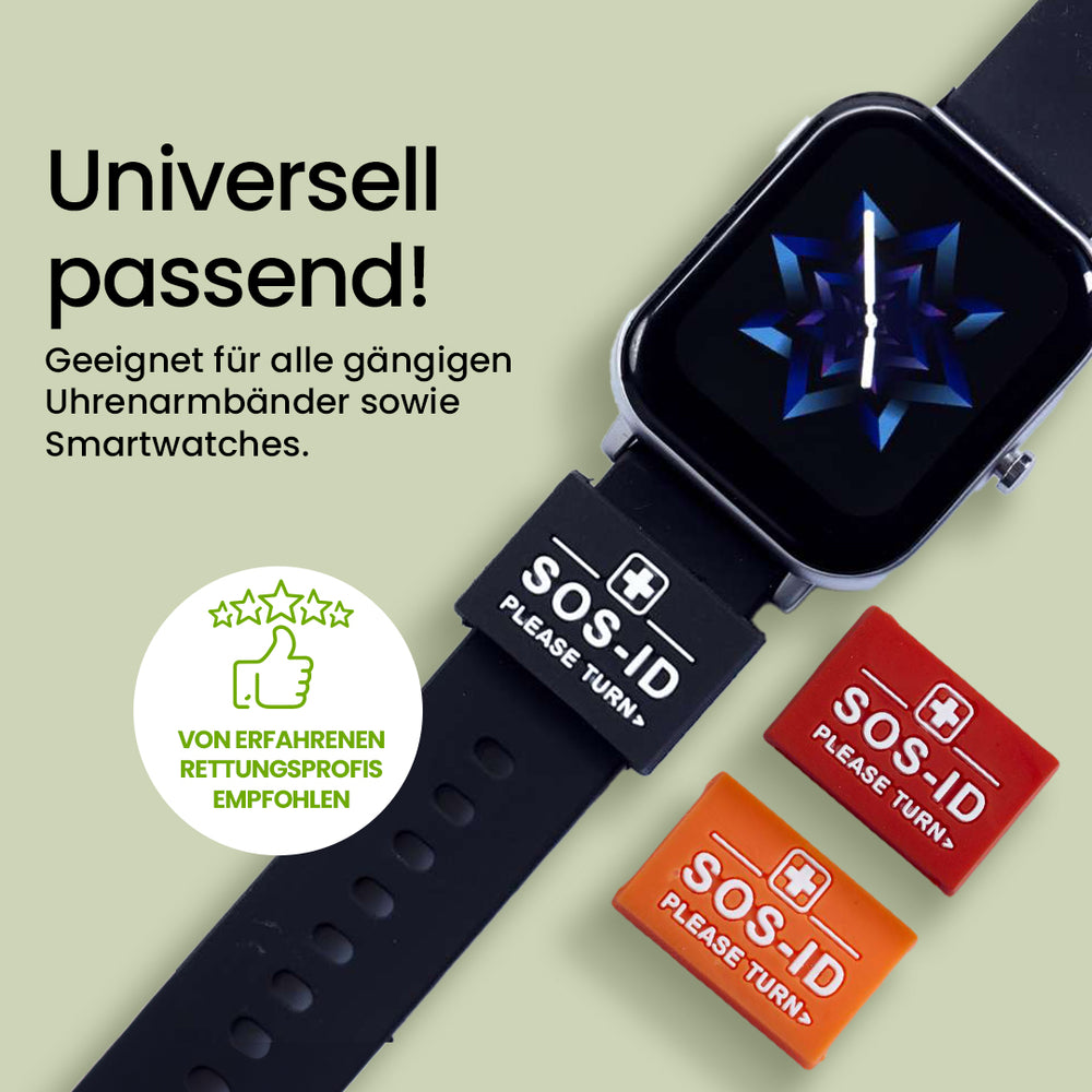 Notfall-Set Classic (Notfallkarte + Armbandschlaufe) inkl. digitalem Notfallpass