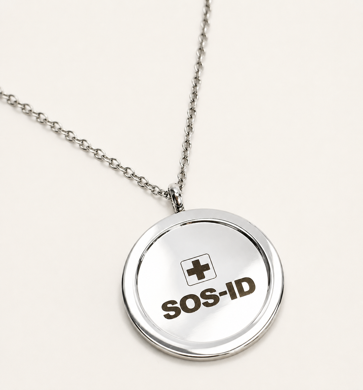 SOS-ID Kette AURA inkl. digitalem Notfallpass