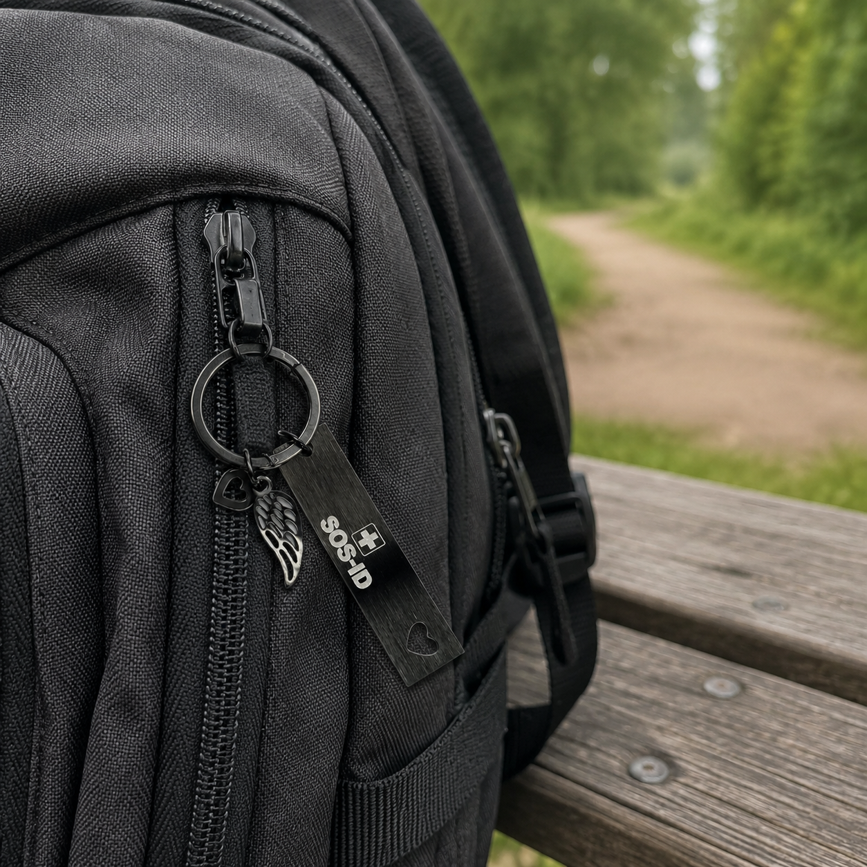 SOS-ID Anhänger GUARDIAN inkl. digitalem Notfallpass