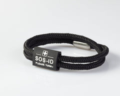 SOS-ID Armband LIFESTYLE inkl. digitalem Notfallpass