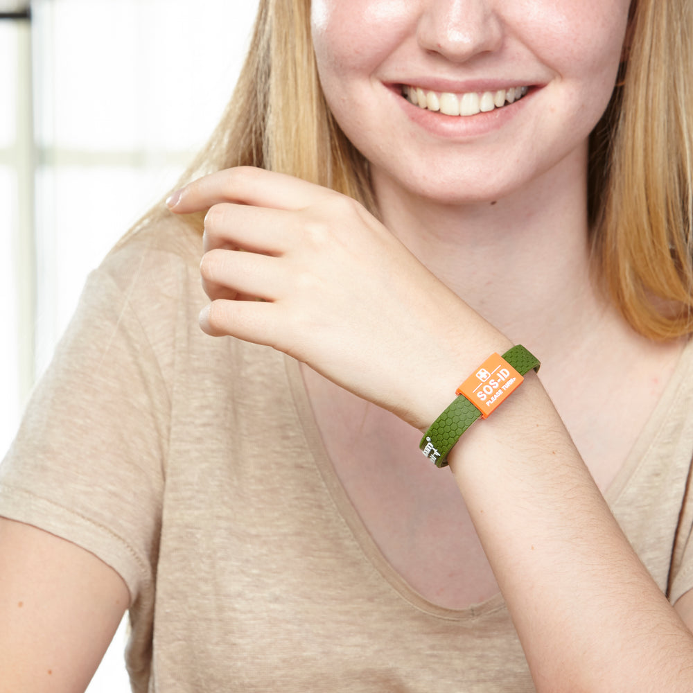SOS-ID Armband SPORTS inkl. digitalem Notfallpass. Sportlich und Innovativ.