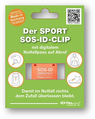 SOS-ID Helmclip inkl. digitalem Notfallpass