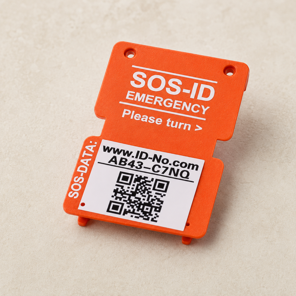 SOS-ID Clip inkl. digitalem Notfallpass
