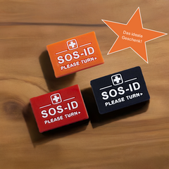 Vorteilspreis: SOS-ID Armbandschlaufe im 3er Set inkl. digitalem Notfallpass