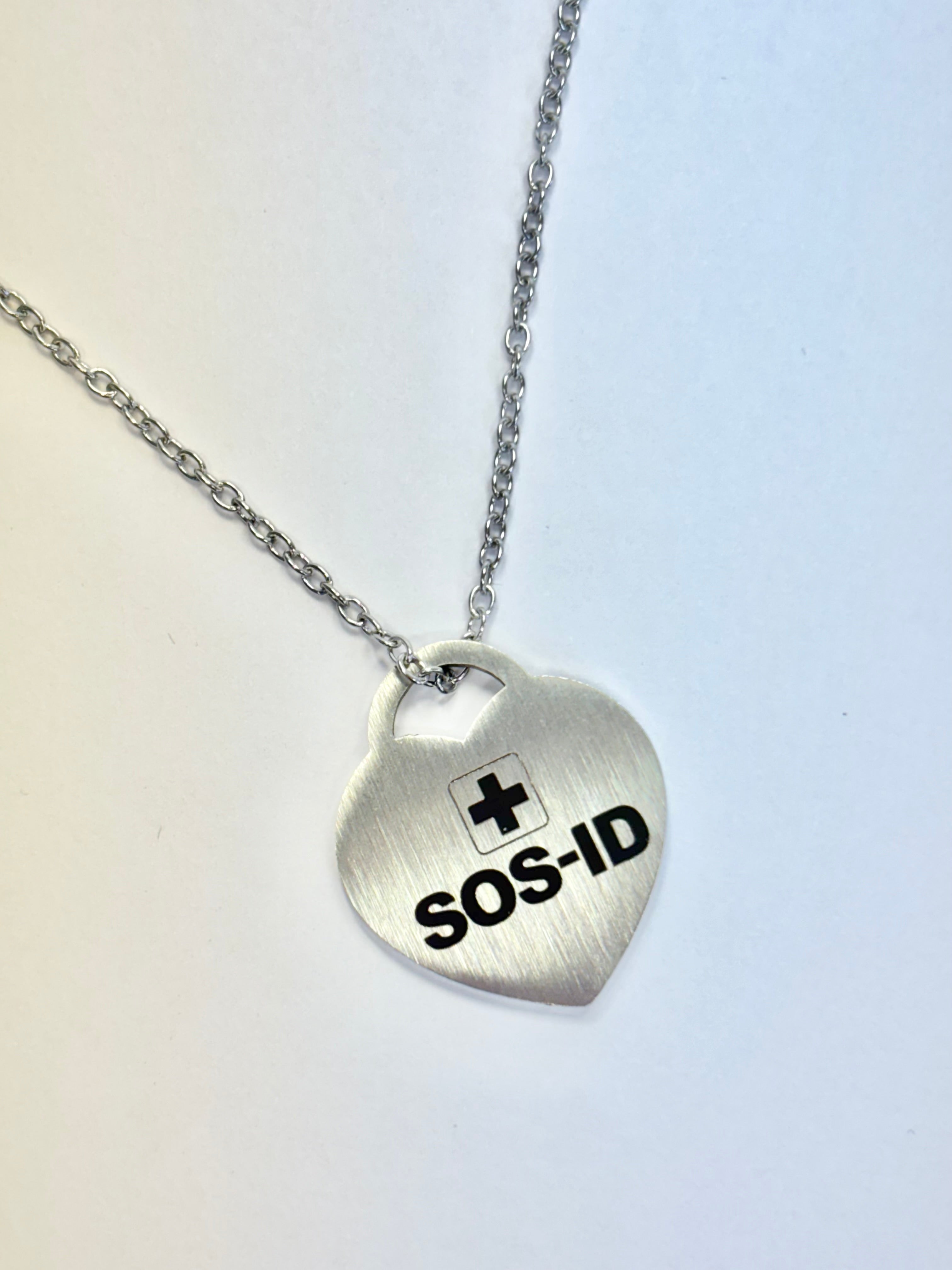SOS-ID Kette HEART