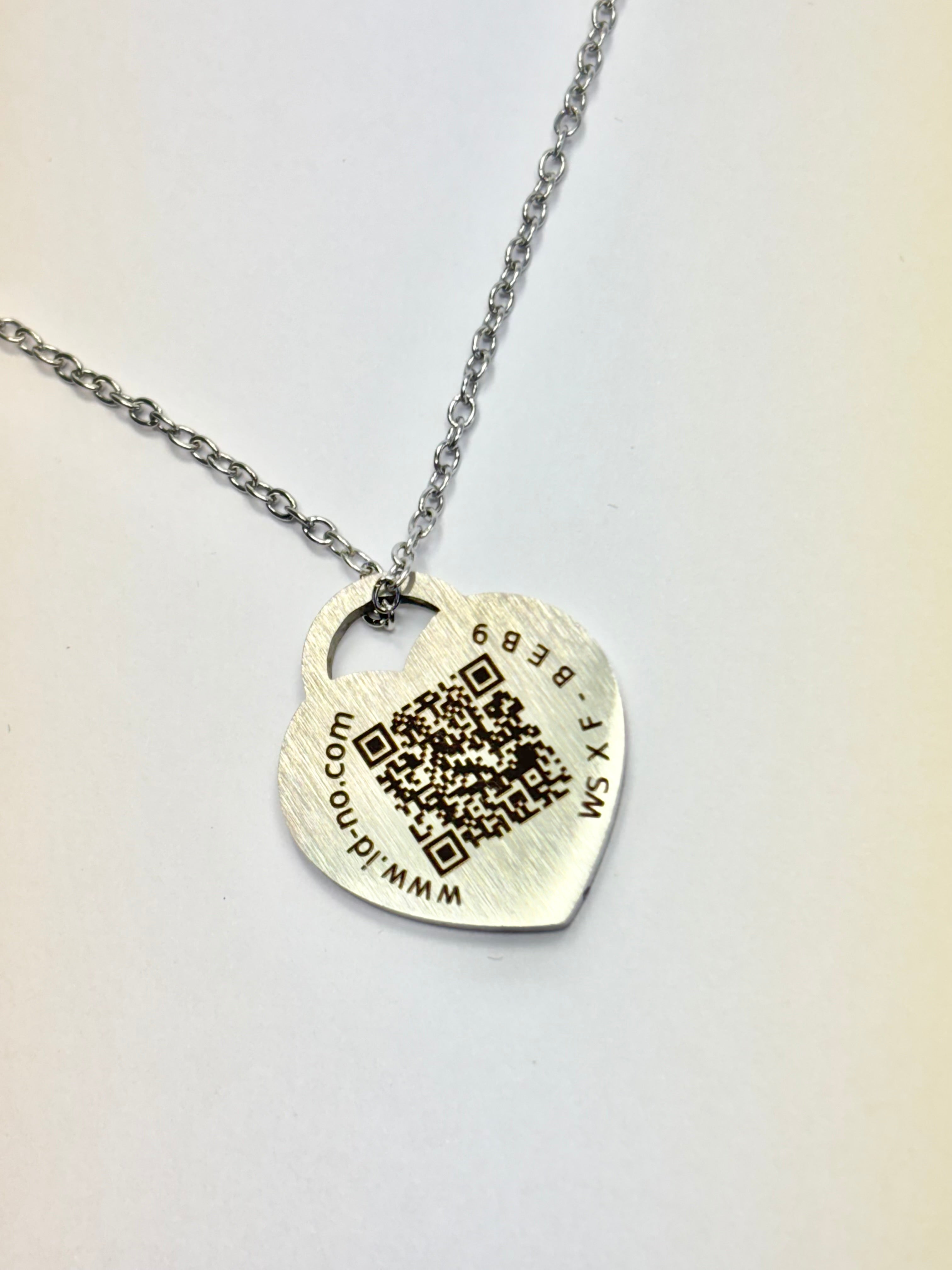 SOS-ID Kette HEART