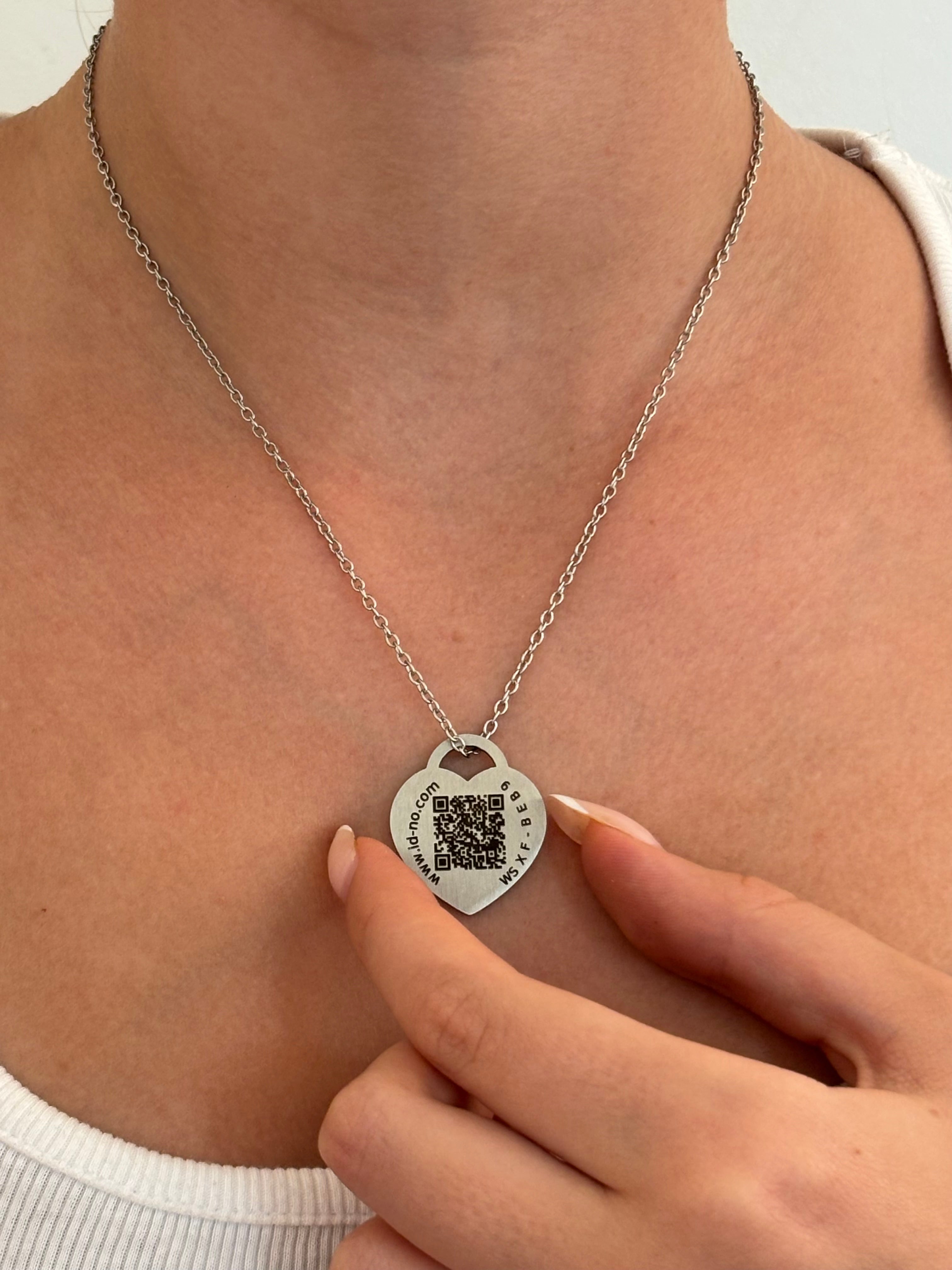 SOS-ID Kette HEART