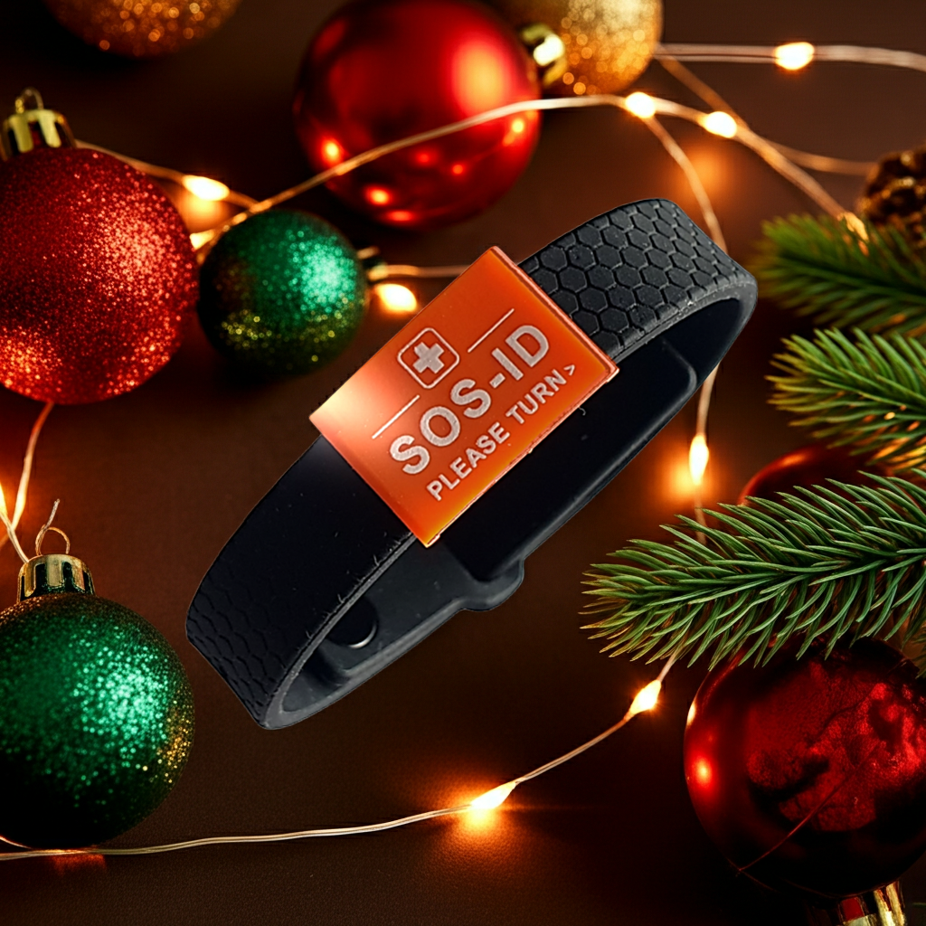 SOS-ID Armband SPORTS inkl. digitalem Notfallpass. Sportlich und Innovativ.