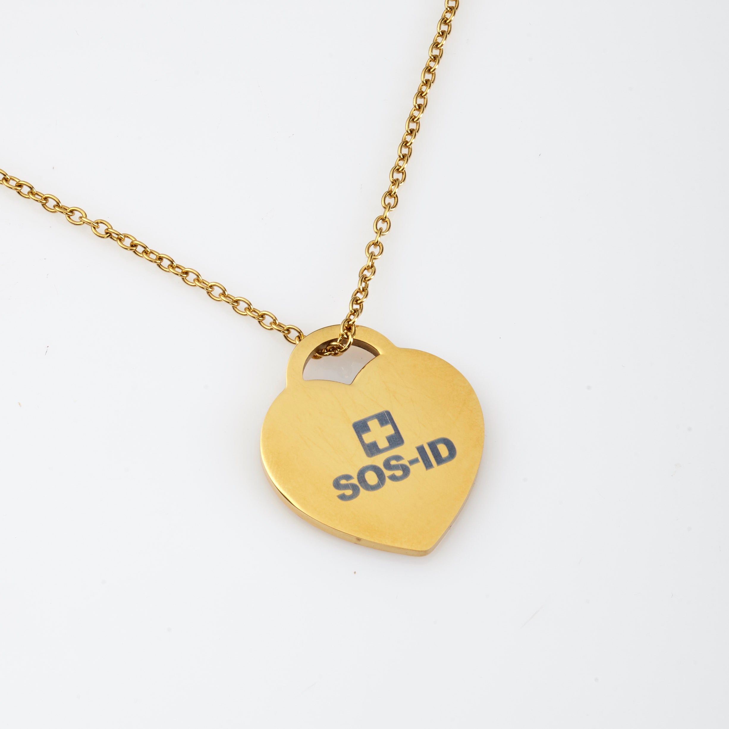 SOS-ID Kette HEART